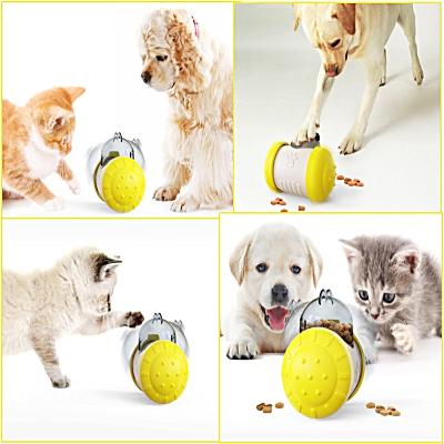 Distributeur de Croquettes pour Chien - BrainChase™ - Jaune - Au Palace du chien