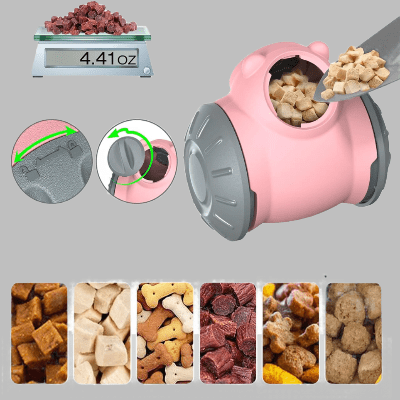 Distributeur de Croquettes pour Chien - BrainChase™ - Rose - Au Palace du chien