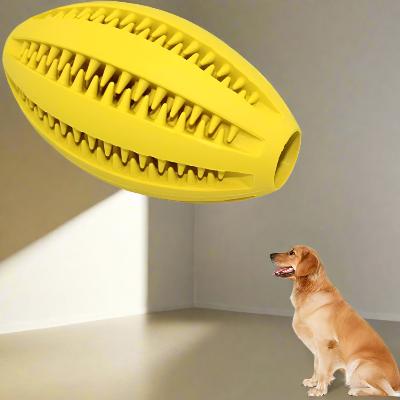 Jouet Interactif pour Chien - ChewBounceBall™ - Jaune - Au Palace du chien