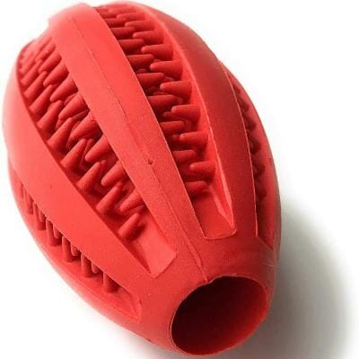 Jouet Interactif pour Chien - ChewBounceBall™ - Rouge - Au Palace du chien